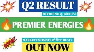 PREMIER ENERGIES Q2 RESULTS 2025  PREMIER ENERGIES RESULTS TODAY  PREMIER ENERGIES LATEST NEWS [upl. by Iduj743]