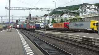 ► Bahnverkehr 260612 Thun  Frutigen [upl. by Nylehtak]