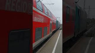 Br 146 in Sandwich Als RE 3 Nach Passau HBF in Dingolfing 2024 deutschebahn trainspotting [upl. by Maziar]