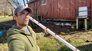 ✅ Easy  DIY HEATED Chicken Waterer [upl. by Notnarb]