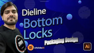 Create Bottom Lock of Normal Dieline  Packaging Design  Adobe Illustrator [upl. by Yeldoow814]