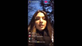 Melisa Asli Pamuk reads comments  Miss Turkey  InstaLive [upl. by Shaughnessy]