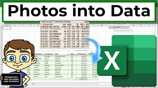 Convert Photos into Data in Excel [upl. by Halliday]