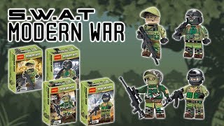 ✔️ Lego SWAT  Modern Warfare  Russian Military  Knockoff Minifigures by Decool [upl. by Ail]