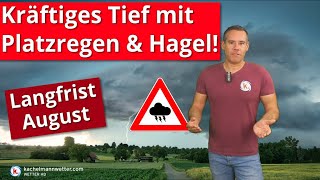 Heute teils kräftige Gewitter dann ruhiger Wochenende HitzePeak und Kaltfront [upl. by Grannias]