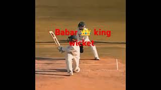 Babar azam bowling wicket viralshort fire [upl. by Ellerred159]