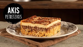 Pastitsio Greek Baked Pasta  Akis Petretzikis [upl. by Arriat]