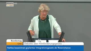 Bundestag Debatte zum Filmförderungsgesetz am 03062016 [upl. by Yblok]