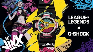 【JINX】League of Legends × GSHOCK  CASIO GSHOCK [upl. by Grazia148]