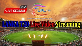 Lanka T20 Live  Lanka Premier League 2020 1st Match Live  CK vs KT Live [upl. by Mafalda]