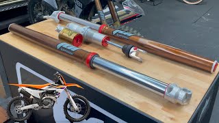 2024 KTM 350SXF  WP XACT Pro 6500 with Shock Revalve and bladder kit [upl. by Airdna]