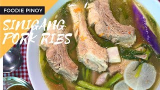 Sinigang Pork Ribs  Filipino Recipe  Foodie Pinoy [upl. by Enutrof734]