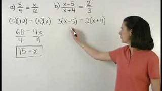 Solving Proportions  MathHelpcom  Math Help [upl. by Lamoree]