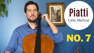 Piatti Cello Method  Etude No 7  Play along with me [upl. by Leirua540]