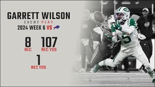 Garrett Wilson Week 6 Replay Every Target and Catch vs Buffalo Bills [upl. by Cyrill]