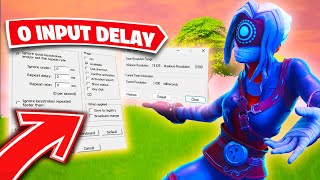 How PROS Get 0 INPUT DELAY In Fortnite INSANE 0 DELAY GUIDE [upl. by Ehtnax]