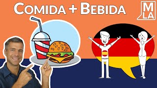 🇩🇪 Comida y Bebida en Alemán  Aprender Vocabulario de Alemán  Marcus´ Language Academy [upl. by Amaryllis]