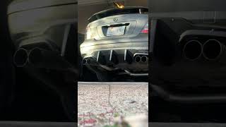 SUPERCHARGED BENZ STRAIGHT PIPE COLD START CUSTOM EXHAUST [upl. by Odlonra]