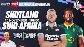 SKOTLAND VS SPRINGBOKKE  TWEEDE HELFTE  RADIORUGBY [upl. by Elacim711]