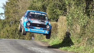 Monaghan Stages Rally 2024 Crash amp Big Jump [upl. by Aleac]