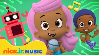 Bubble Guppies Robots Song 🤖 Circle Time Songs for Kids  Nick Jr Music [upl. by Maxia]