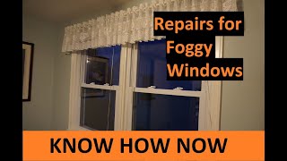 Repair Options for Foggy Thermal Double Pane Windows [upl. by Bradan205]