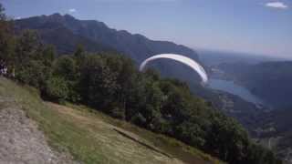 Parapendio Sighignola  Lanzo dIntelvi  II tappa trofeo dei laghi  30 06 2013 [upl. by Phip689]