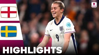 England vs Sweden  Highlights  Womens Euro Qualifiers 05042024 [upl. by Analahs649]