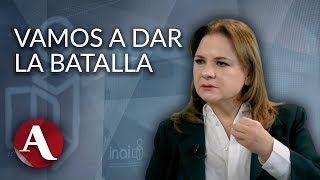 Desaparición del INAI y derecho a la información sería una regresión de 50 años comisionada [upl. by Paloma]