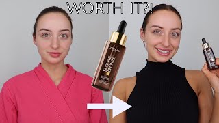 LOreal Paris Sublime Bronze Self Tanning Facial Drops Honest Review  Demo  First Impression [upl. by Bred]