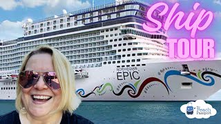 🚢 Norwegian EPIC Cruise Ship Tour  Exploring the ship on an unplanned Sea Day [upl. by Riggins]