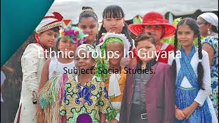 Ethnic Groups In Guyana Amerindians [upl. by Friedland]