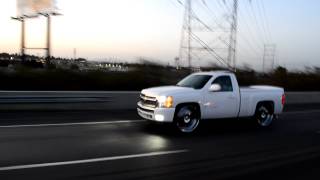 Silverado Single Cab SNOW WHITE ON 28s [upl. by Leeth67]