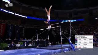 Olivia Dunne Bars LSU  SEC Championships 2023 9850 [upl. by Unhsiv91]