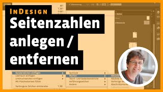 InDesign Tutorial Seitenzahlen anlegenauf einzelnen Seiten entfernen [upl. by Neau]