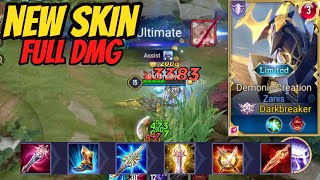 ZANIS NEW SKIN DEMONIC CREATION  FULL DAMAGE BUILD  AoV  傳說對決  RoV  Liên Quân Mobile [upl. by Ellinad]