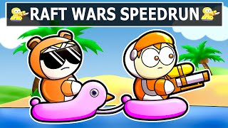 I SPEEDRAN Raft Wars in 10 Minutes [upl. by Delaney]