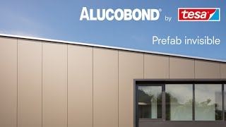 ALUCOBOND® Prefab invisible  Geklebte Befestigungssystem für Fassadenelemente [upl. by Pet]