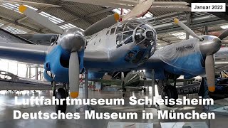 Flugwerft Schleissheim Luftfahrtmuseum des Deutschen Museums in München  Januar 2022 [upl. by Antoinette935]