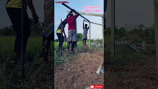 Open Well Solar BLDC Pump in Rasipuram 200 feet 16000 lh bldc solar agriculture farming [upl. by Soirtemed642]