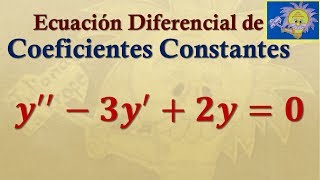 👩‍🏫 ECUACIÓN DIFERENCIAL de coeficientes constantes segundo orden homogénea  Juliana la Profe [upl. by Graubert]