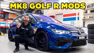 Modifying my BRAND NEW MK8 Golf R in just 24 Hours [upl. by Neerroc]