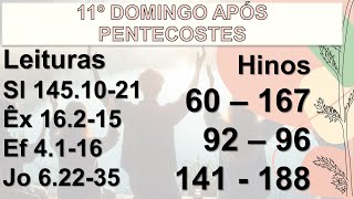 11Domingo após Pentecostes  Trienal B [upl. by Reba]