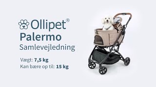 Ollipet Palermo Hundeklapvogn Samlevejledning [upl. by Ennylcaj]