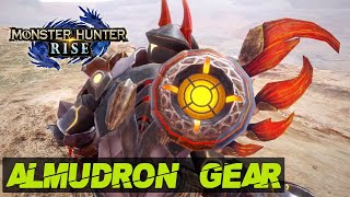 Almudron Gear Showcase  MH Rise [upl. by Anilatsyrc]