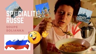 SOLIANKA soupe traditionnelle RUSSE réalisée avec le COOKEO [upl. by Aneba402]