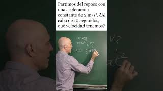 QUEREMOS CALCULAR LA VELOCIDAD CONOCEMOS ACELERACIÓN Y TIEMPO Movimiento Rectilineo Acelerado [upl. by Amand]