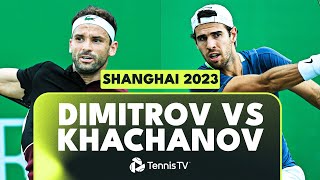 Grigor Dimitrov vs Karen Khachanov Match Highlights  Shanghai 2023 [upl. by Orabla]