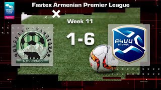 Gandzasar  BKMA 16 Fastex Armenian Premier League 202425 Week 11 [upl. by Benildas]