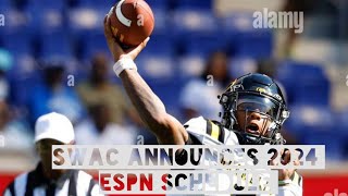 SWAC Announces 2024 ESPN Schedule hbcus swac [upl. by Oijimer613]